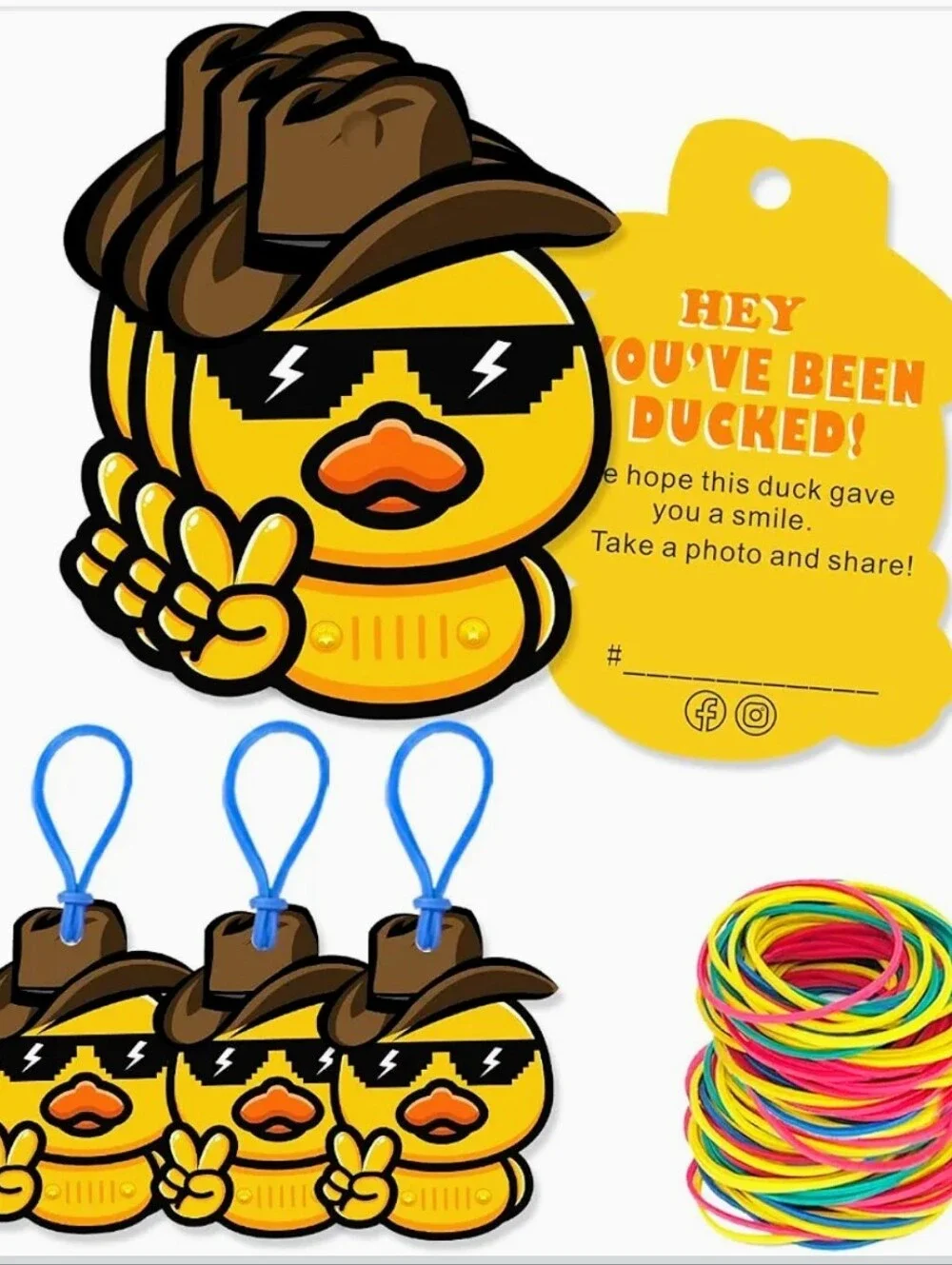 DuckTags Rubber Bands Loops